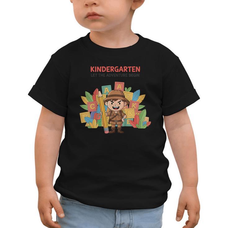 Kindergarten Adventure Explorer Back To School Graphic Toddler T-Shirt