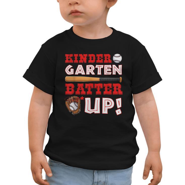 Kindergarten Batter Up Back To School Baseball Player Boys Graphic Toddler T-Shirt