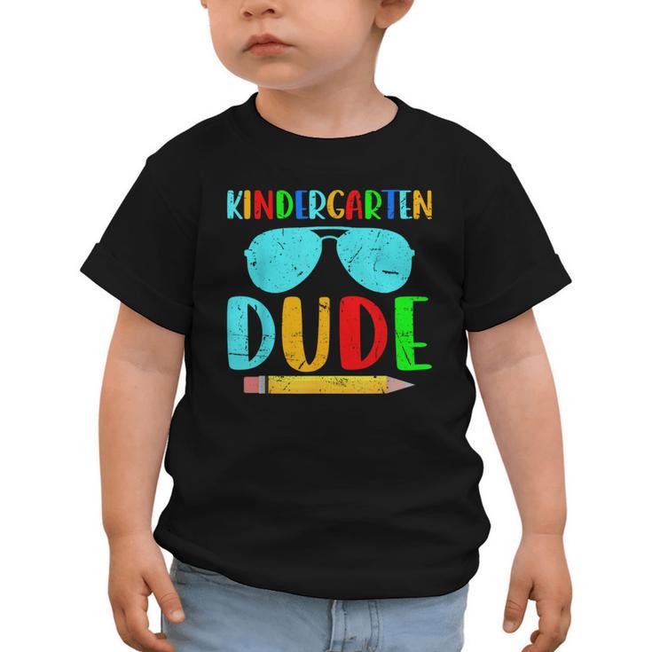Kindergarten Dude First Day Back To School Kids Boys Graphic Toddler T-Shirt