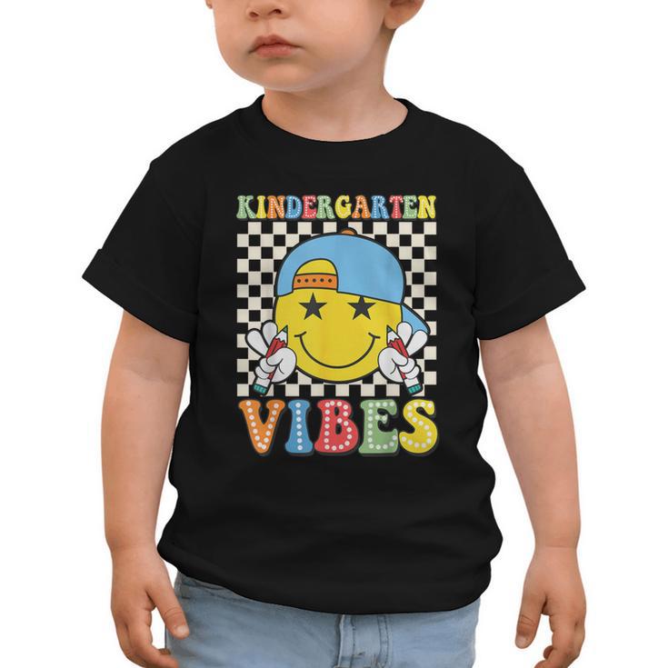 Kindergarten Vibes Kid Back To School Class Kindergarten Boy Graphic Toddler T-Shirt