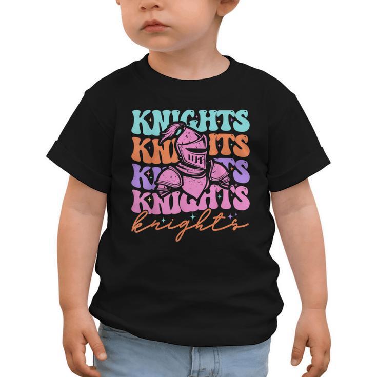 Knights Mascot Back To School Spirit Sports Men Women Groovy Graphic Toddler T-Shirt