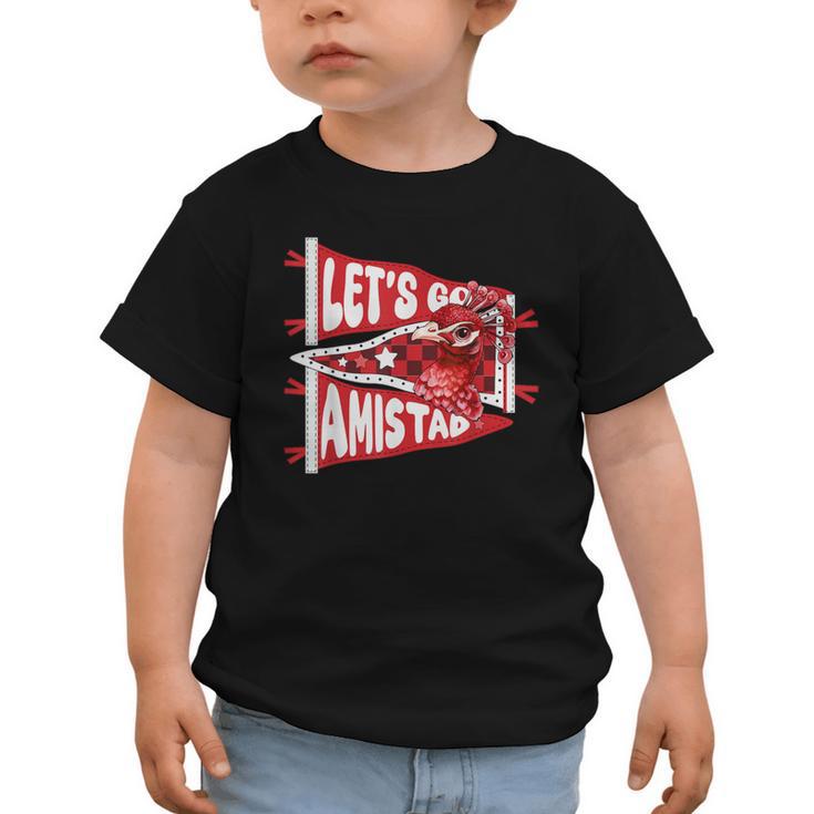 Let's Go Amistad Friendship Back To School Spirit Graphic Toddler T-Shirt