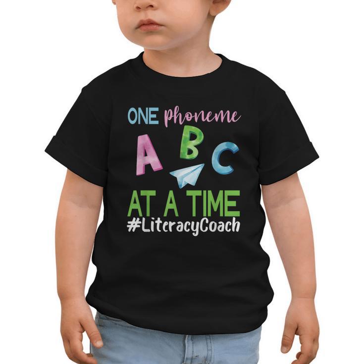 Literacy Coach Phoneme ABC Appreciation Back To School Graphic Toddler T-Shirt
