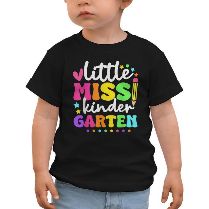 Little Miss Kindergarten Kids Girls Pencil Back To School Graphic Toddler T-Shirt