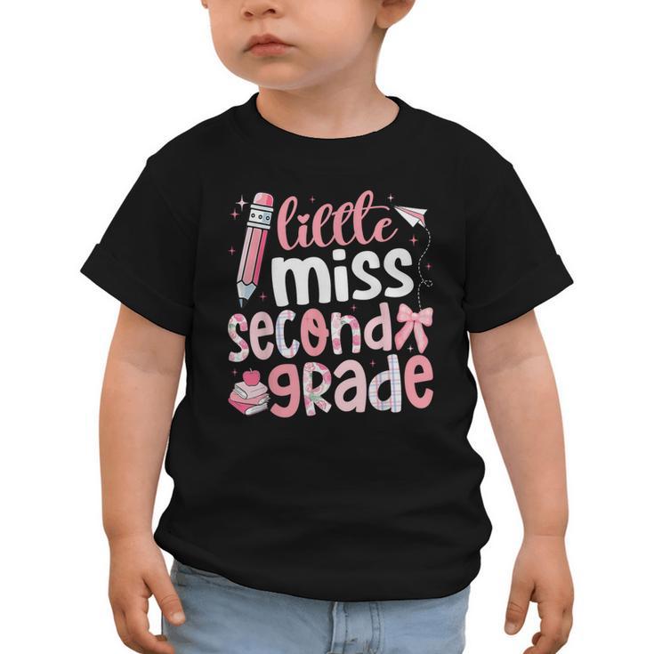 Little Miss Second Grade Back To School 2nd Grader Student Graphic Toddler T-Shirt