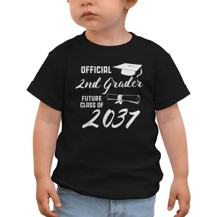 Official 2nd Grader Future Class Of 2037 Back To School Graphic Toddler T-Shirt
