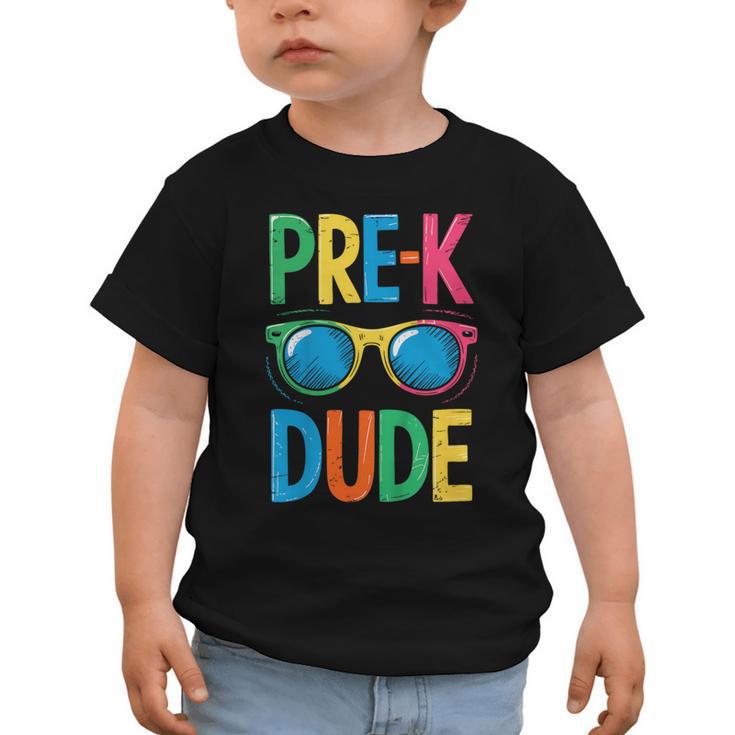Pre-K Dude Shirt Back To School First Day Of Preschool Boy Graphic Toddler T-Shirt