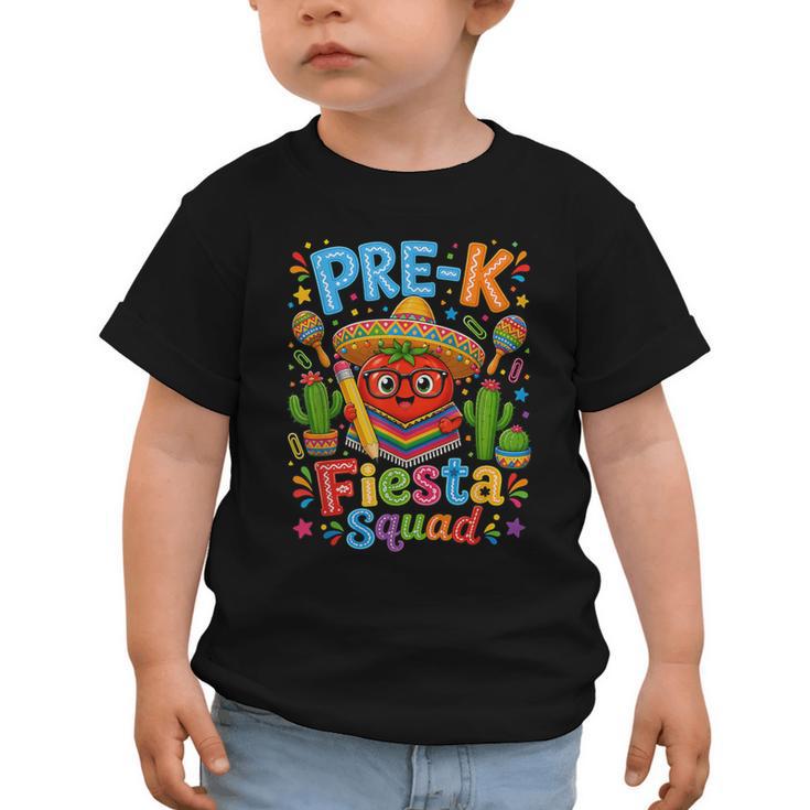 Pre-K Fiesta Squad Cute Tomato Back To School Party Graphic Toddler T-Shirt
