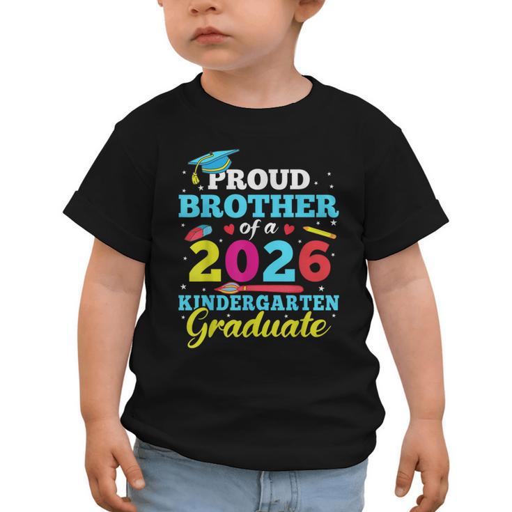 Proud Brother Of 2026 Kindergarten Graduate Back To School Graphic Toddler T-Shirt