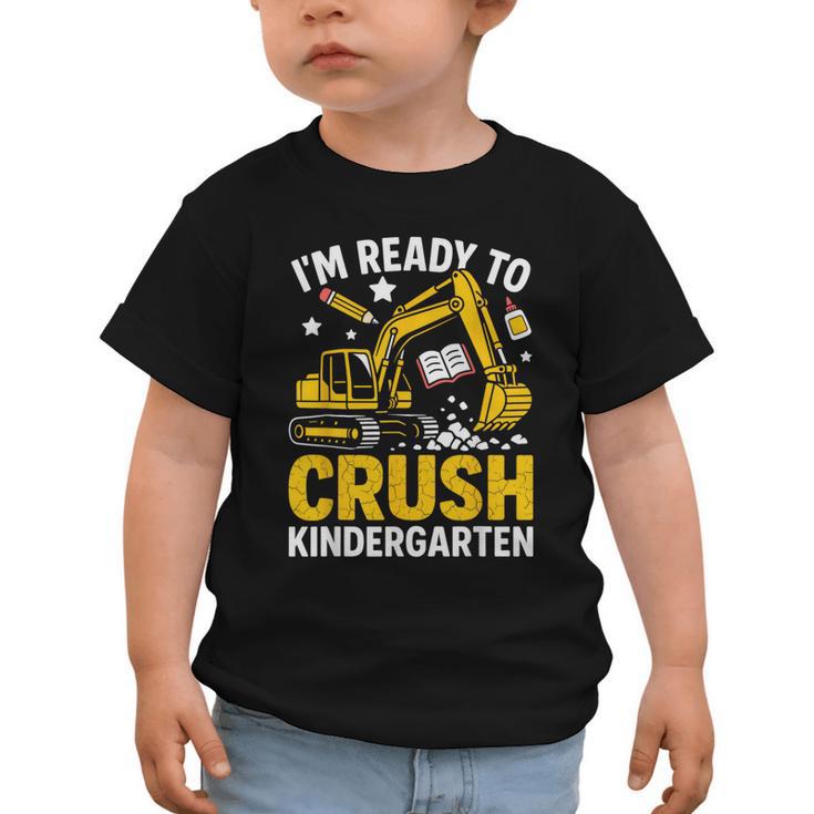 Im Ready To Crush Kindergarten Boys Back To School Graphic Toddler T-Shirt