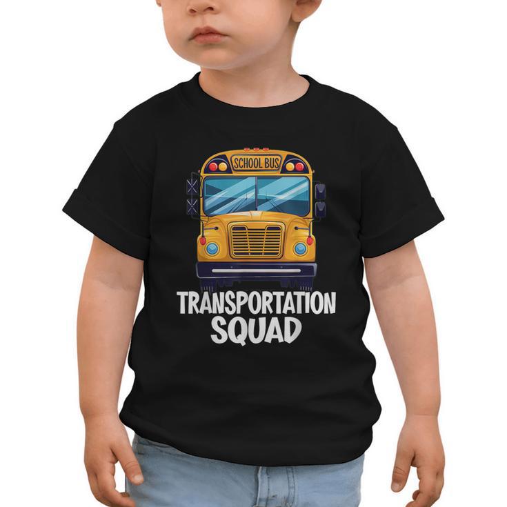 School Bus Driver Back To School Transportation Squad Graphic Toddler T-Shirt