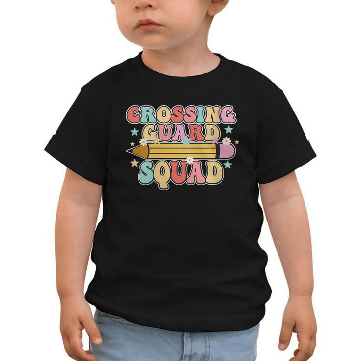 School Crossing Guard Retro Back To School Cool Appreciation Graphic Toddler T-Shirt