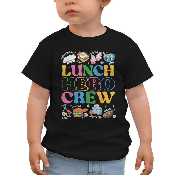 School Lunch Hero Squad Crew Back To School Women Men Graphic Toddler T-Shirt