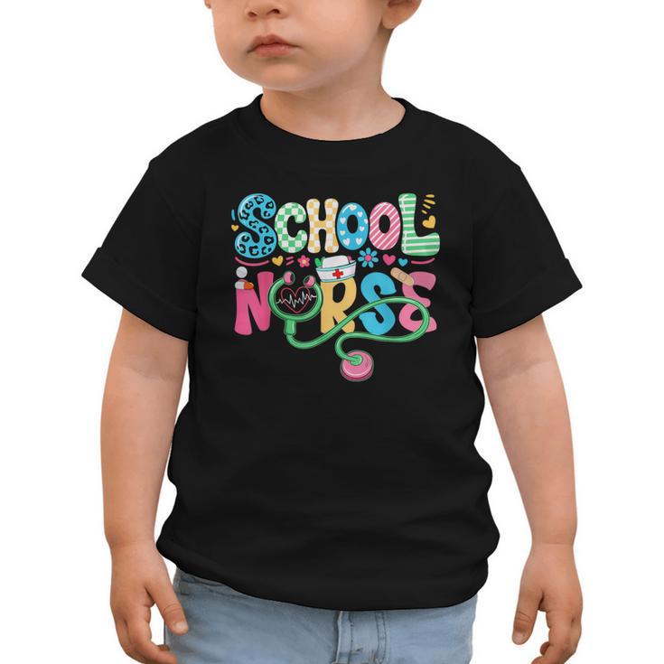 School Nurse Colorful Costume Back To School Nursing Job Graphic Toddler T-Shirt