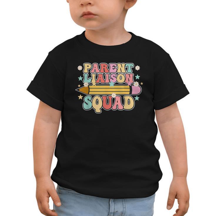School Parent Liaison Squad Retro Back To School Graphic Toddler T-Shirt