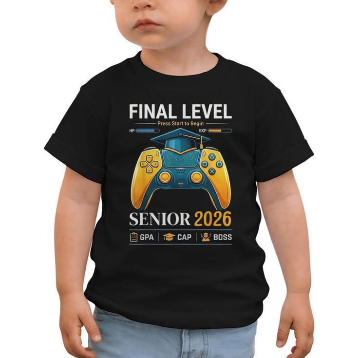 Senior Class Of 2026 Back To School Gamer Boys Senior 2026 Graphic Toddler T-Shirt