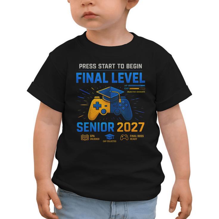 Senior Class Of 2027 Back To School Gamer Senior 2027 Graphic Toddler T-Shirt