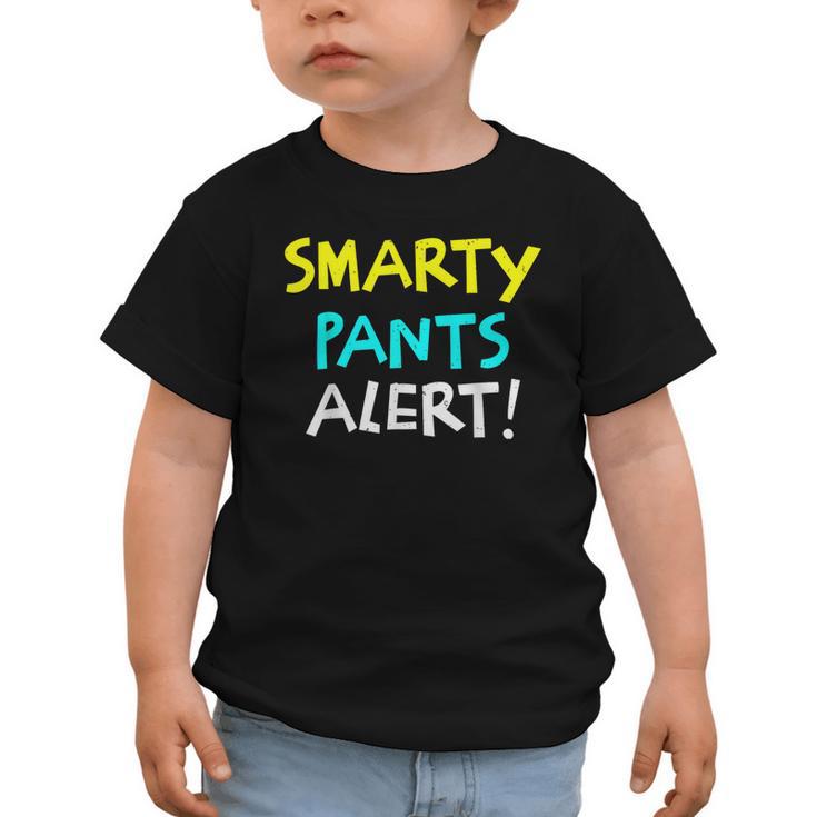 Smarty Pants Alert Nerd & Kids Back To School Graphic Toddler T-Shirt