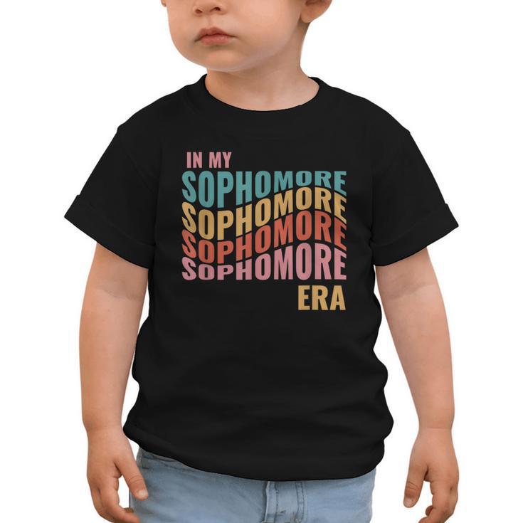 In My Sophomore Era High School 10th Grade Back To School Graphic Toddler T-Shirt