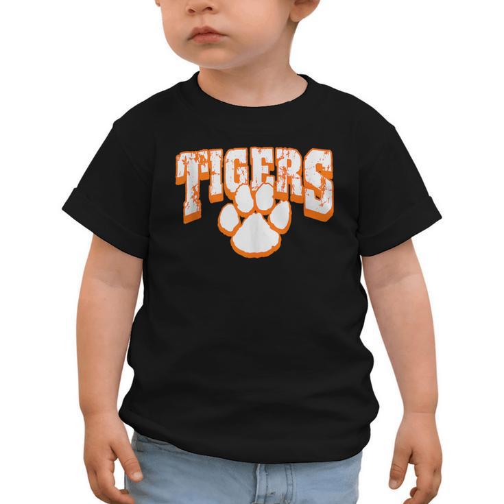 Tigers School Spirit Back To School O Graphic Toddler T-Shirt
