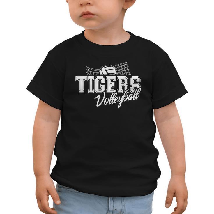 Tigers Volleyball Back To School Spirit Graphic Toddler T-Shirt