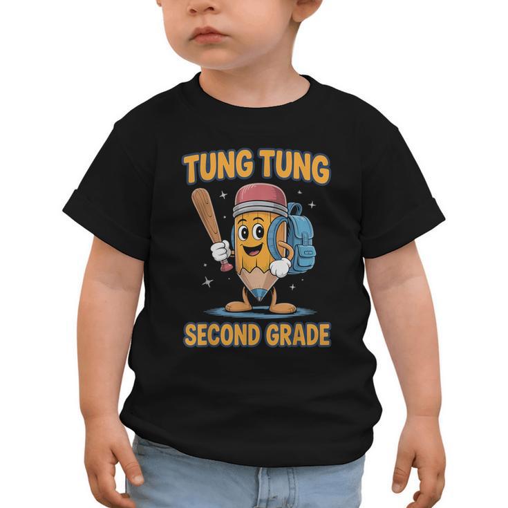 Tung Tung Sahur 2nd Grade Italian Brainrot Back To School Graphic Toddler T-Shirt