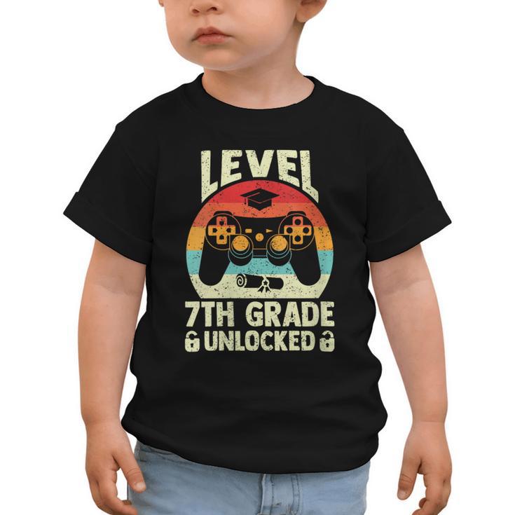 Women's Level 7th Grade Unlocked Back To School 7th Grade Boys Graphic Toddler T-Shirt