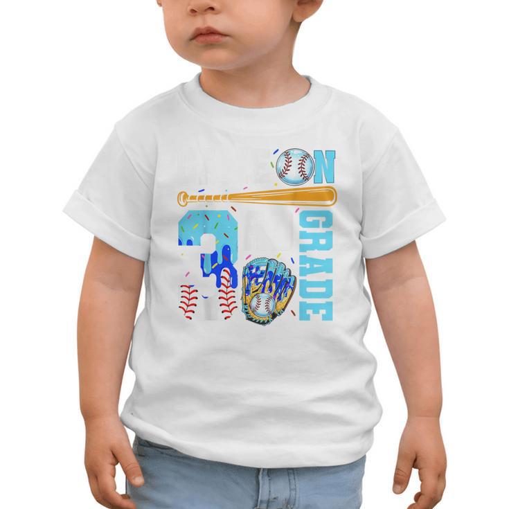 3rd Grade Back To School Baseball Drip Ice Cream Game On Graphic Toddler T-Shirt 3rd Grade Back To School Baseball Drip Ice Cream Game On Graphic Toddler T-Shirt