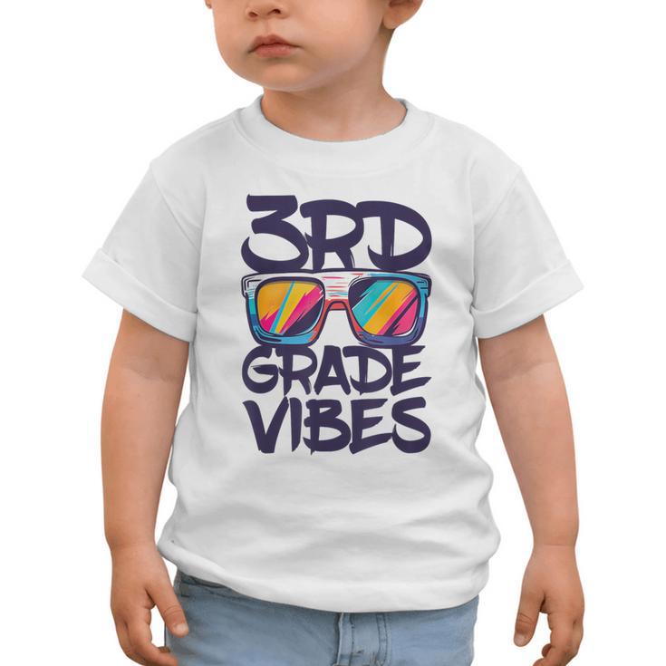 3rd Grade Vibes Shirt Back To School Third Grade Boy Girl Graphic Toddler T-Shirt