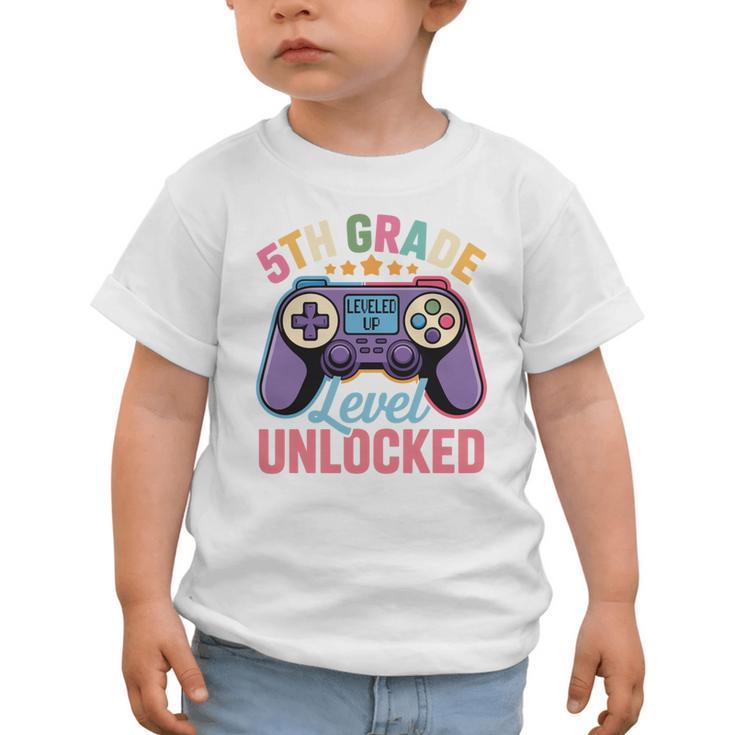 5th Grade Level Unlocked Shirt – Gamer Back To School Performance Graphic Toddler T-Shirt
