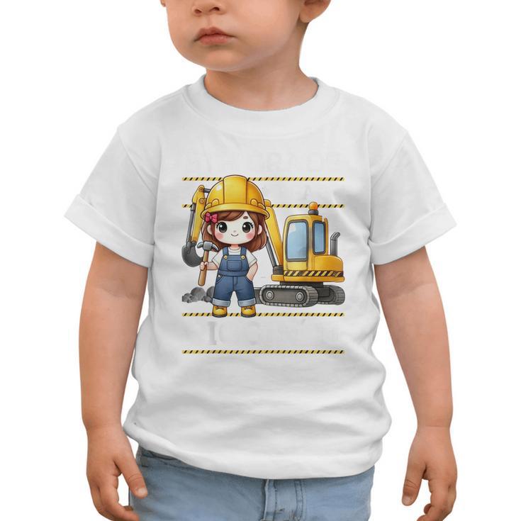 5th Grade Ready For Digging Construction Girl Back To School Graphic Toddler T-Shirt