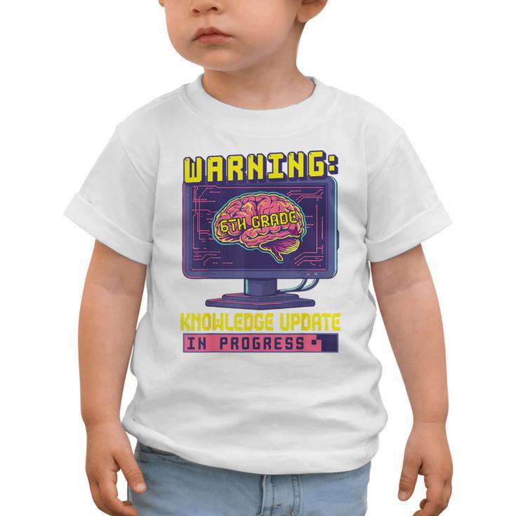 6th Grade Back To School Sixth Grade Smart Boys Computer Graphic Toddler T-Shirt