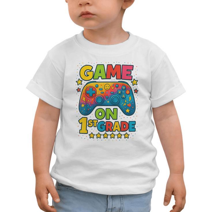 Back To School 1st Grade Boys Gamer First Day School Level Graphic Toddler T-Shirt