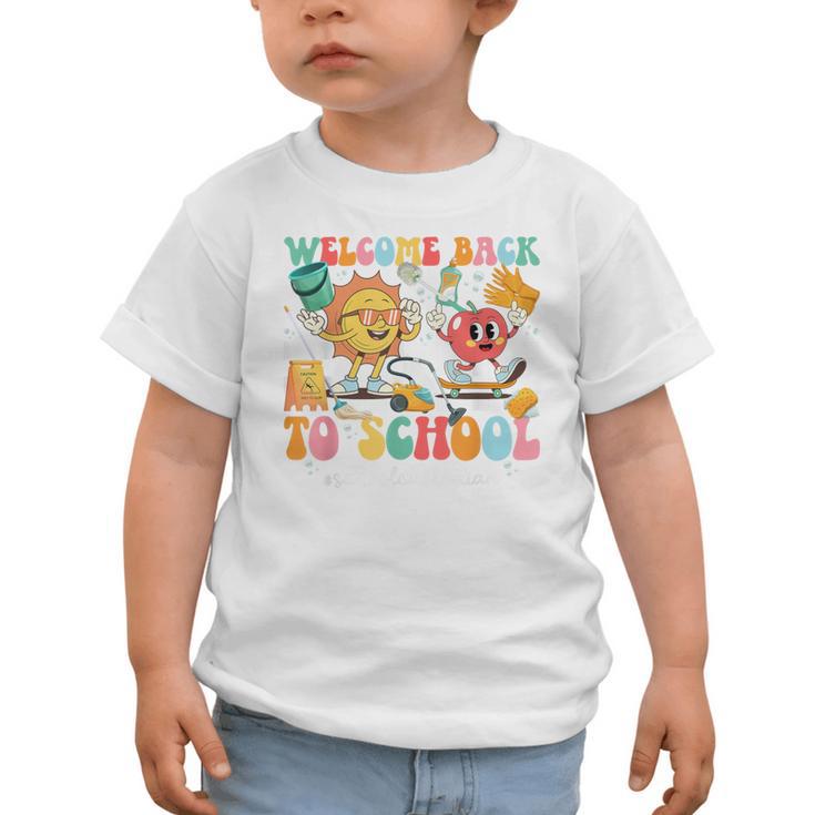 Back To School Custodian First Day Of School Custodian Graphic Toddler T-Shirt