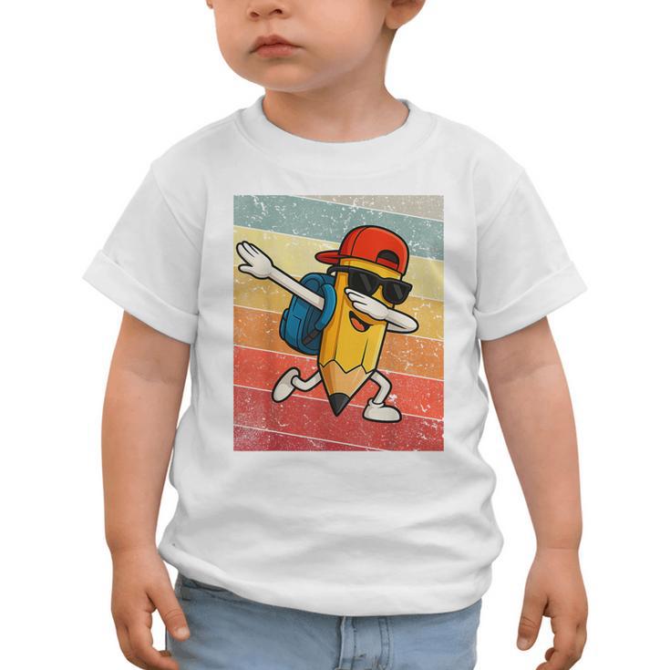 Back To School Dabbing Pencil First Day Boys Kids Graphic Toddler T-Shirt