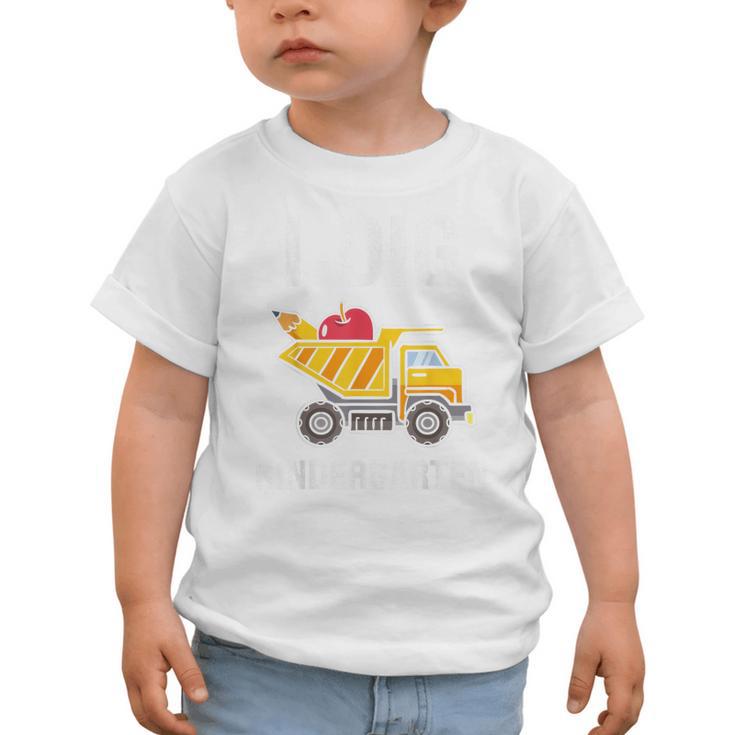 Back To School I Dig Kindergarten Dumping Truck Boys Girls Graphic Toddler T-Shirt Back To School I Dig Kindergarten Dumping Truck Boys Girls Graphic Toddler T-Shirt