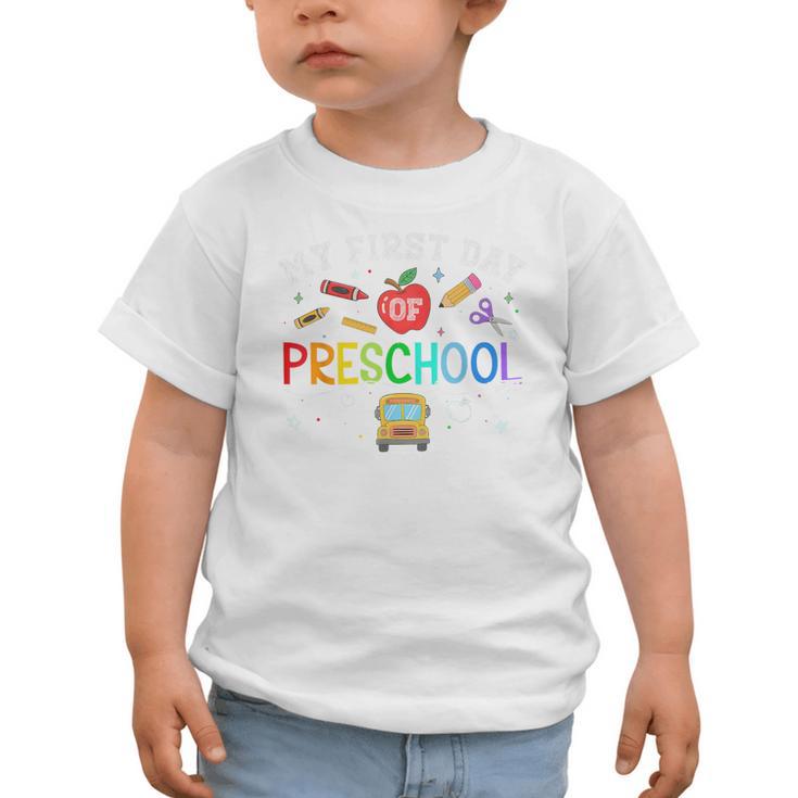 Back To School My First Day Of Pre K Boy Girl Graphic Toddler T-Shirt Back To School My First Day Of Pre K Boy Girl Graphic Toddler T-Shirt
