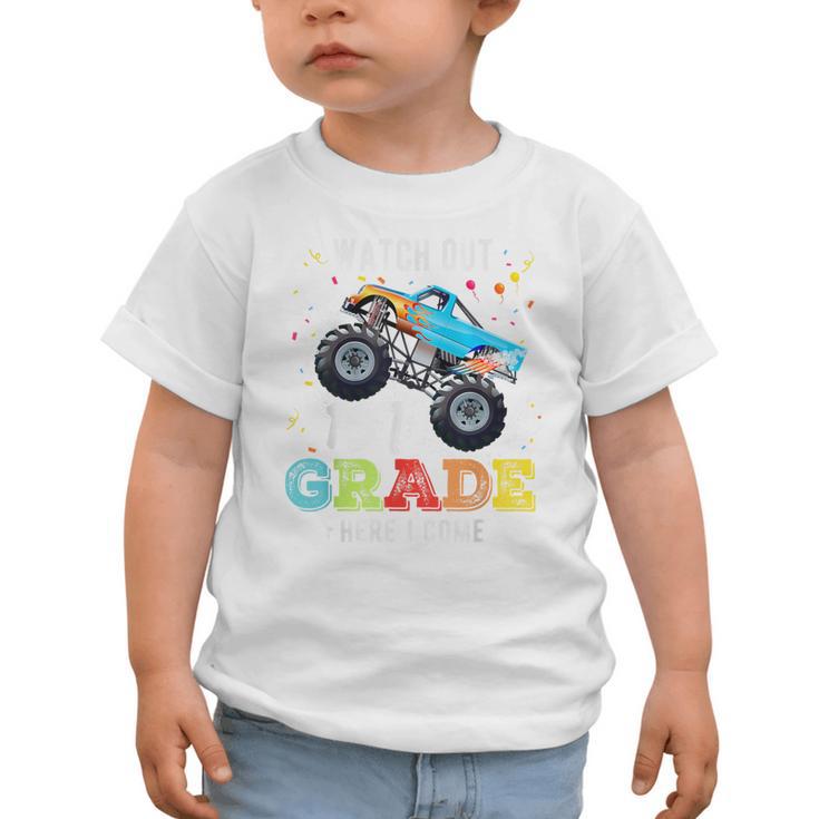 Back To School First Grade Here I Come For Boy Kids Truck Graphic Toddler T-Shirt Back To School First Grade Here I Come For Boy Kids Truck Graphic Toddler T-Shirt
