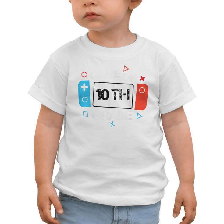 Back To School Game On 10th Grade Gamer Kids Boys Girl Graphic Toddler T-Shirt