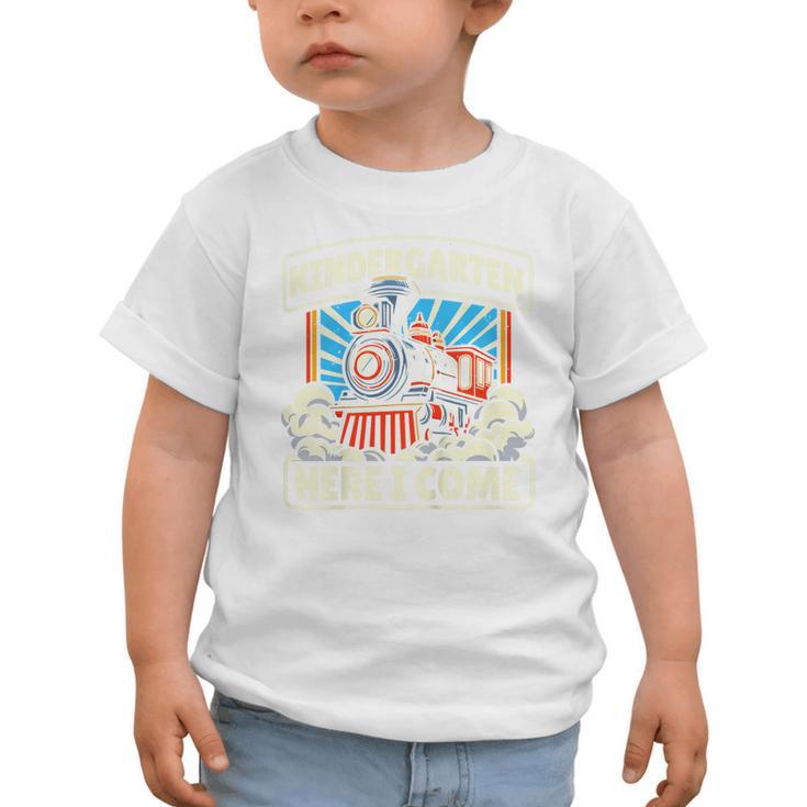 Back To School Kindergarten Here I Come Train Boys Girls Graphic Toddler T-Shirt Back To School Kindergarten Here I Come Train Boys Girls Graphic Toddler T-Shirt
