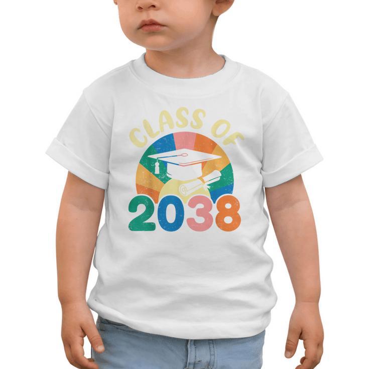 Back To School Pre-K Kindergarten Graduation Class Of 2038 Graphic Toddler T-Shirt Back To School Pre-K Kindergarten Graduation Class Of 2038 Graphic Toddler T-Shirt