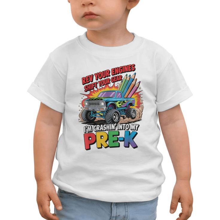 Back To School Pre-K Preschool Monster Truck First Day Boys Graphic Toddler T-Shirt
