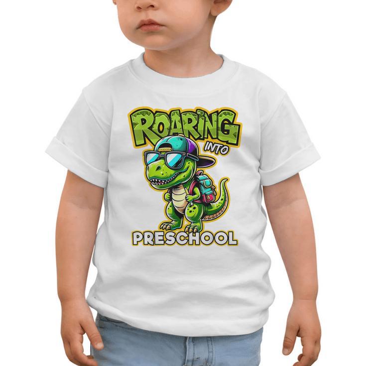 Back To School Preschool Dinosaur First Day Of School Boy Graphic Toddler T-Shirt Back To School Preschool Dinosaur First Day Of School Boy Graphic Toddler T-Shirt