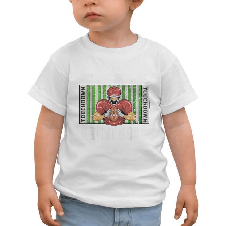 Back To School Ready To Tackle Preschool Football Theme Graphic Toddler T-Shirt Back To School Ready To Tackle Preschool Football Theme Graphic Toddler T-Shirt