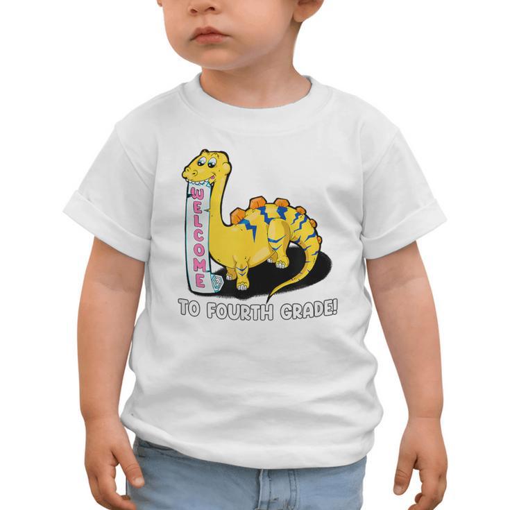 Back To School Welcome To Fourth Grade Graphic Toddler T-Shirt Back To School Welcome To Fourth Grade Graphic Toddler T-Shirt