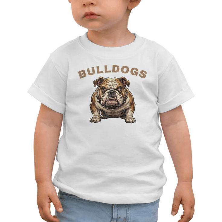 Bulldogs Back To School Spirit Graphic Toddler T-Shirt Bulldogs Back To School Spirit Graphic Toddler T-Shirt