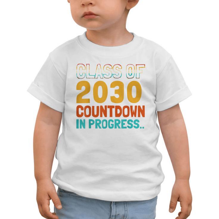 Class Of 2030 Countdown In Progress Fun Back To School Retro Graphic Toddler T-Shirt Class Of 2030 Countdown In Progress Fun Back To School Retro Graphic Toddler T-Shirt
