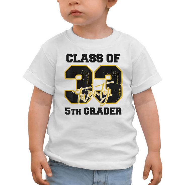 Class Of 2033 5th Grader Elementary School Back To School Graphic Toddler T-Shirt