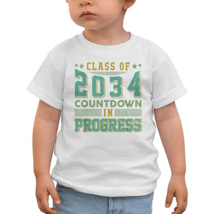 Class Of 2034 Countdown In Progress Fun Back To School Retro Graphic Toddler T-Shirt Class Of 2034 Countdown In Progress Fun Back To School Retro Graphic Toddler T-Shirt
