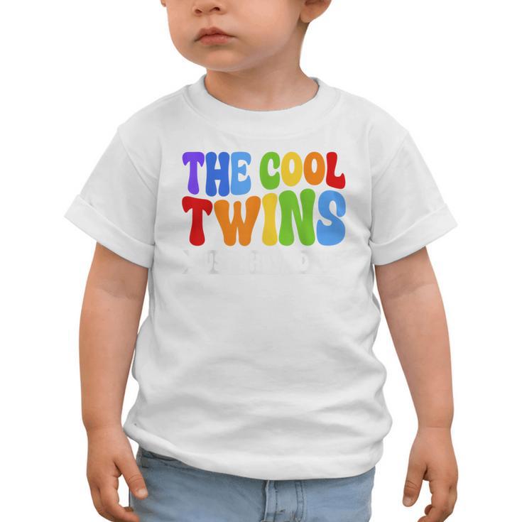 Cool Twins Just Showed Up Kid Boy Teen Twin Back To School Graphic Toddler T-Shirt Cool Twins Just Showed Up Kid Boy Teen Twin Back To School Graphic Toddler T-Shirt